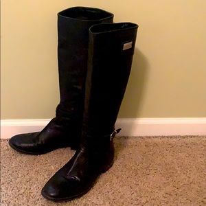 Antonio Melani Black Leather Boots